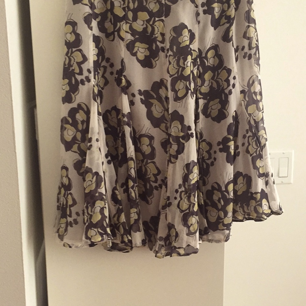 Floral Club Monaco silk skirt